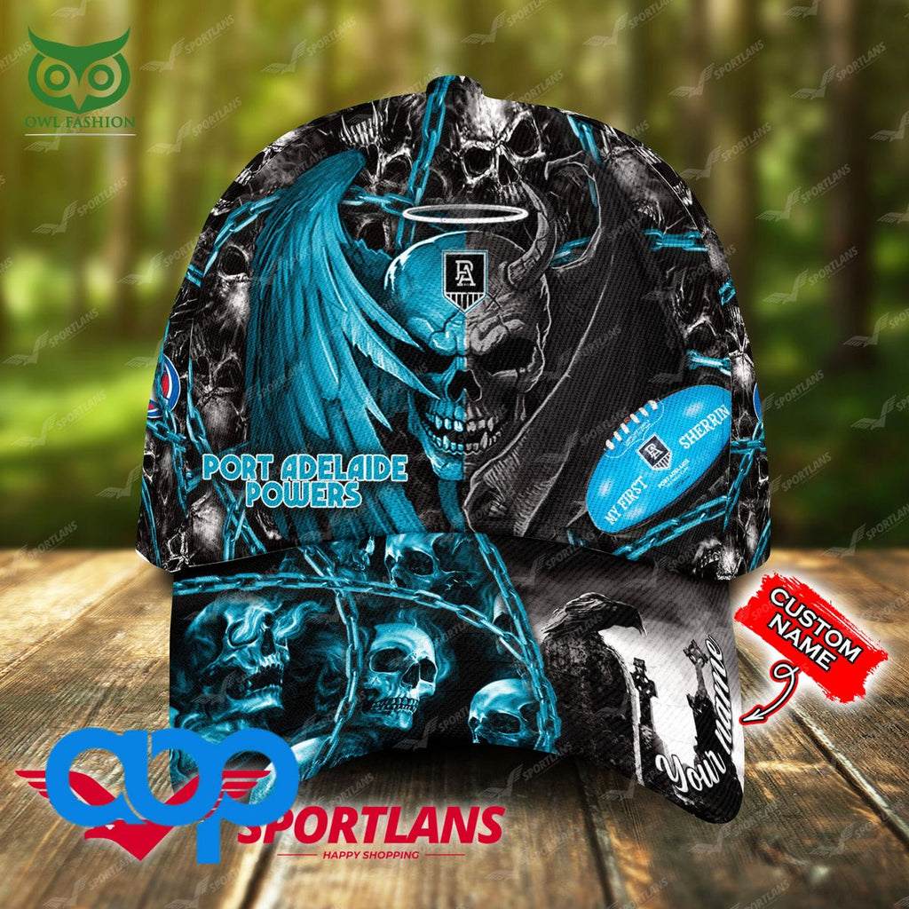 Port Adelaide Football Club AFL Personalized 3D Printed Cap