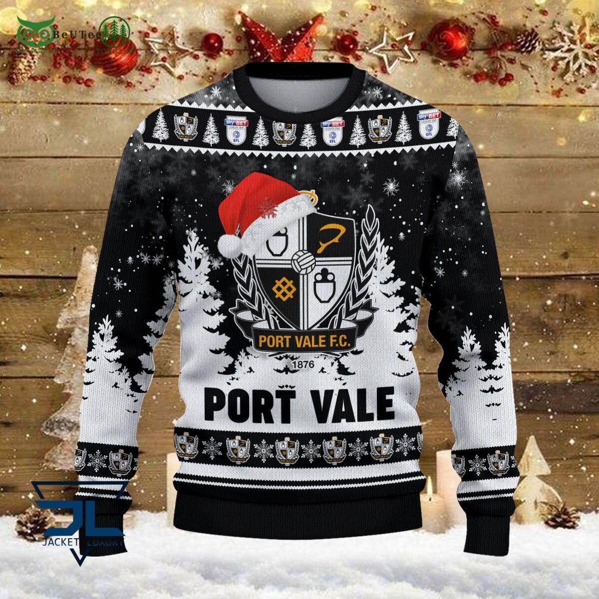 Port Vale EFL English Football League Premium Ugly Sweater