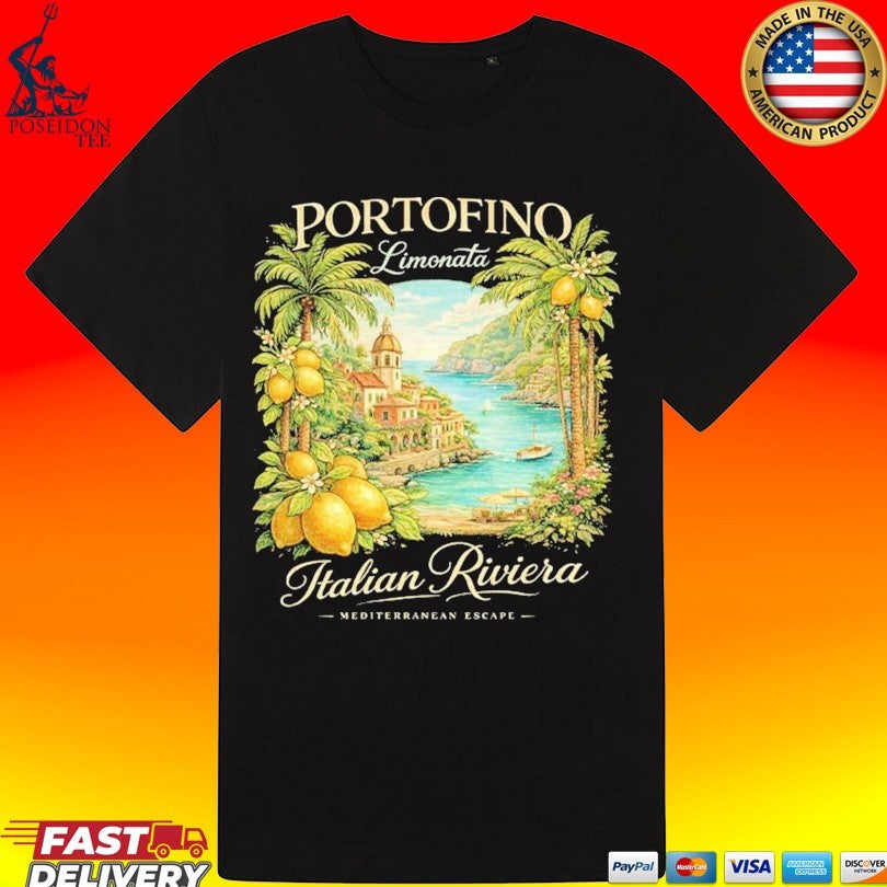 Portofino Italian Riviera Lemon T-shirt