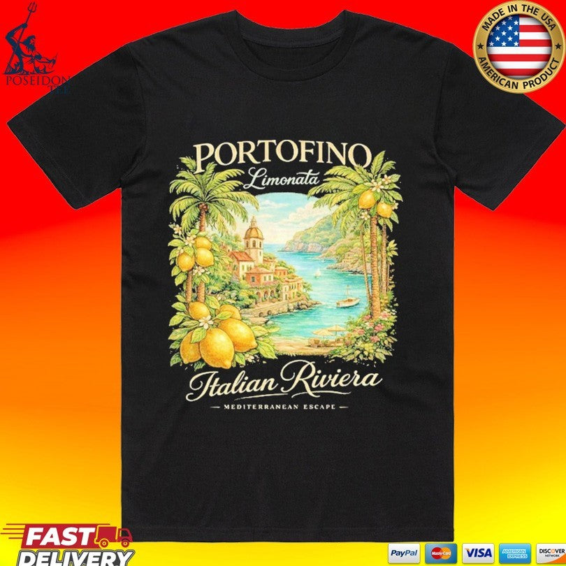 Portofino Italian Riviera Lemon T-shirt