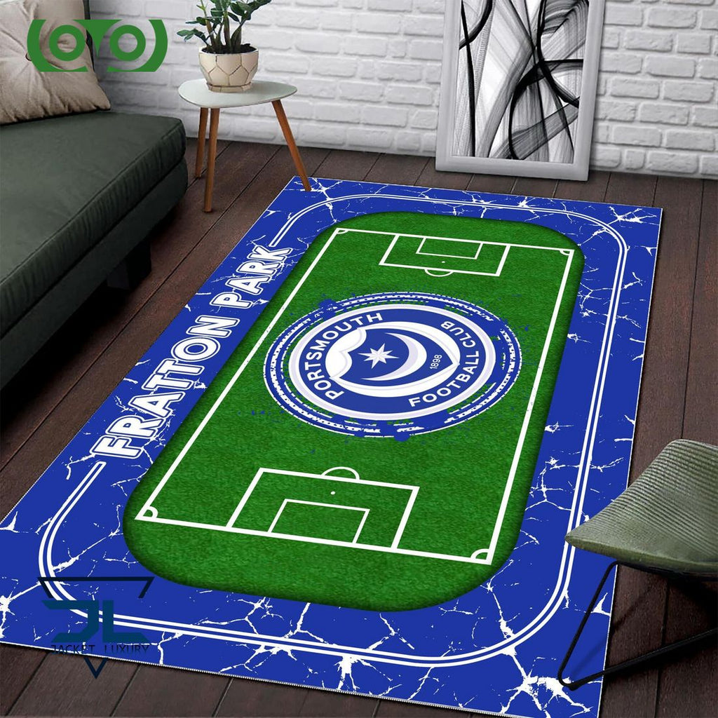 Portsmouth F.C EFL Championship Carpet Rug