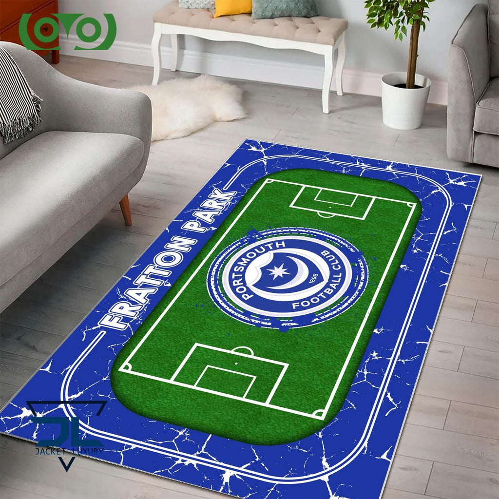 Portsmouth F.C EFL Championship Carpet Rug