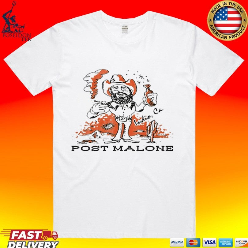 Post Malone Cartoon Ringer T-shirt