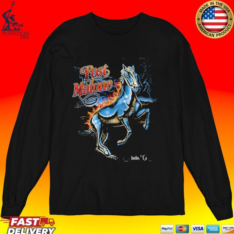 Post Malone Chrome Horse T-shirt