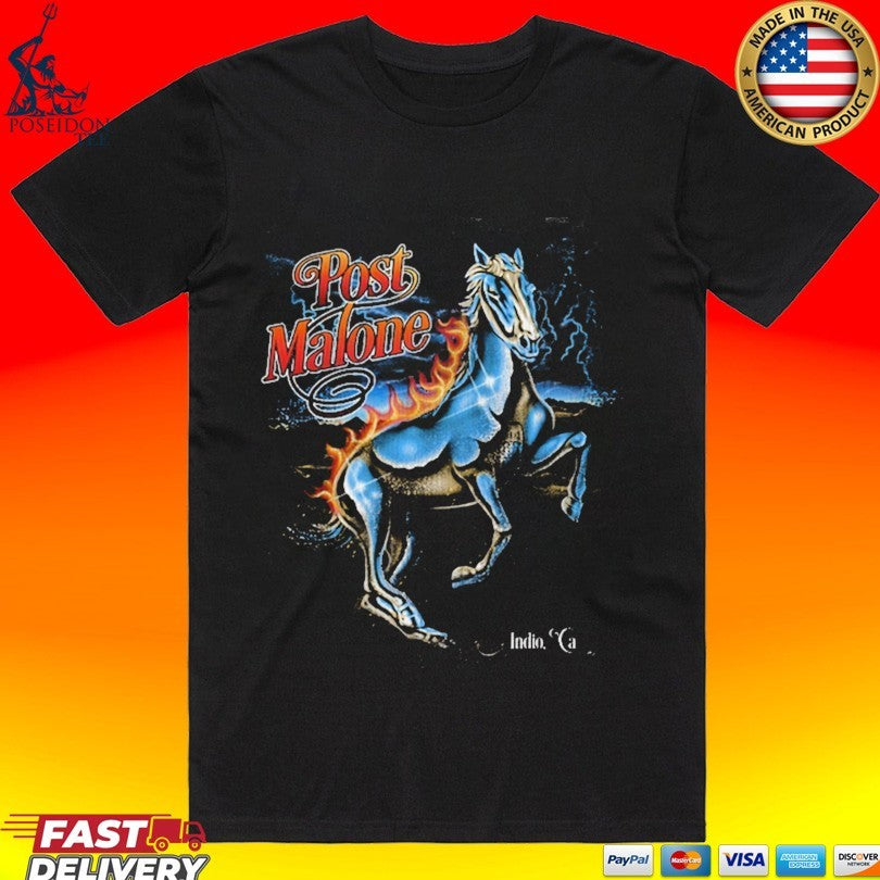 Post Malone Chrome Horse T-shirt