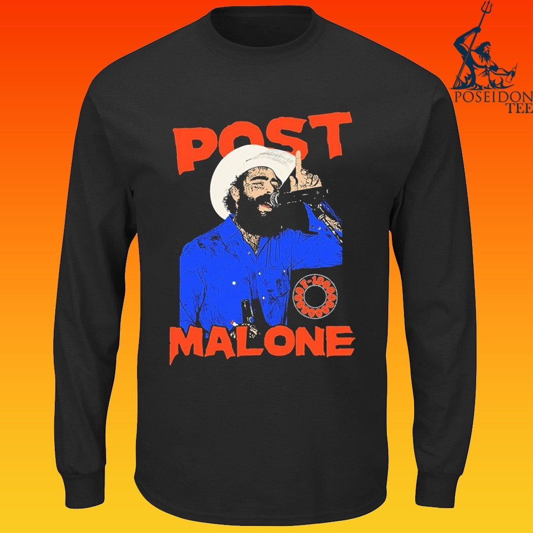 Post Malone Western Singer T-shirt