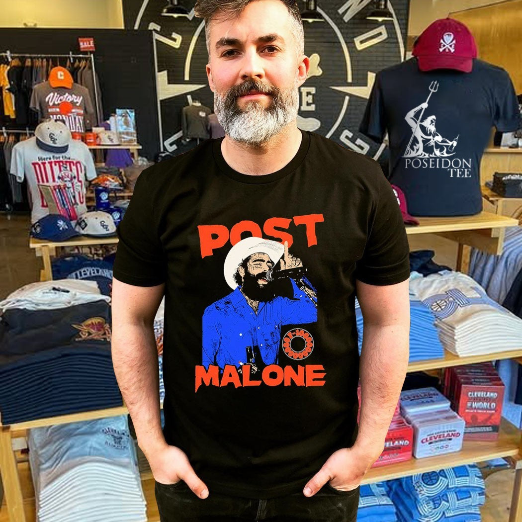 Post Malone Western Singer T-shirt