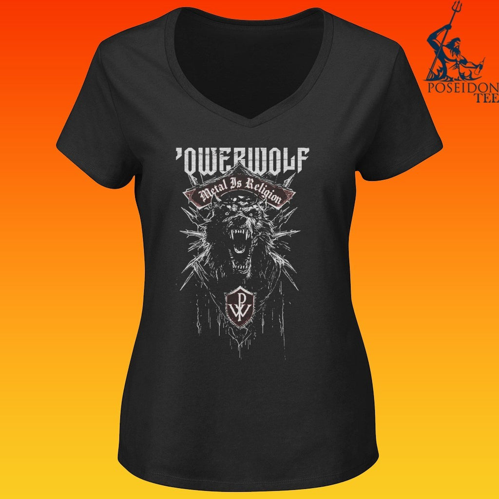 Powerwolf Metal Is Religion Chaos Crest T-shirt