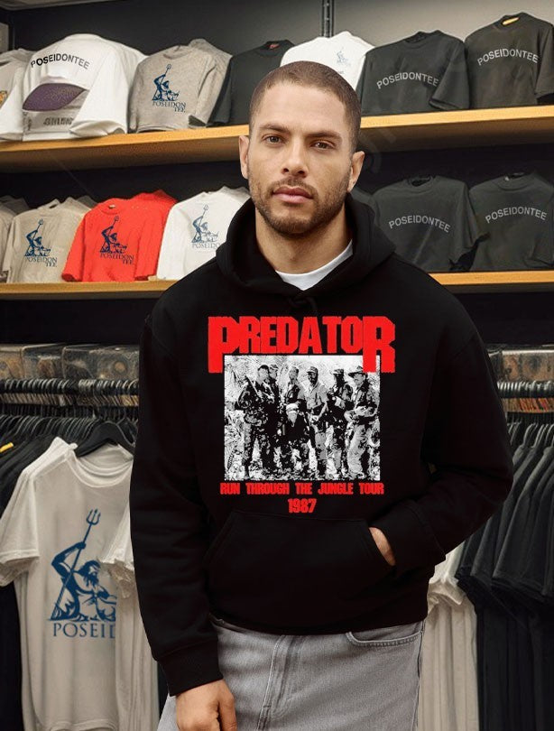 Predator Run Through The Jungle Tour 1987 T-shirt