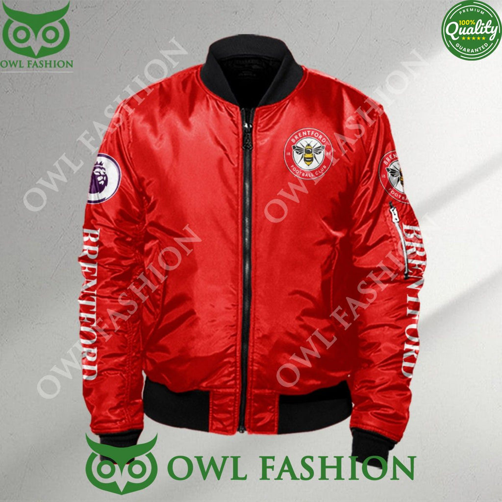 Premier League Brentford FC Customized 3D Bomber Jacket