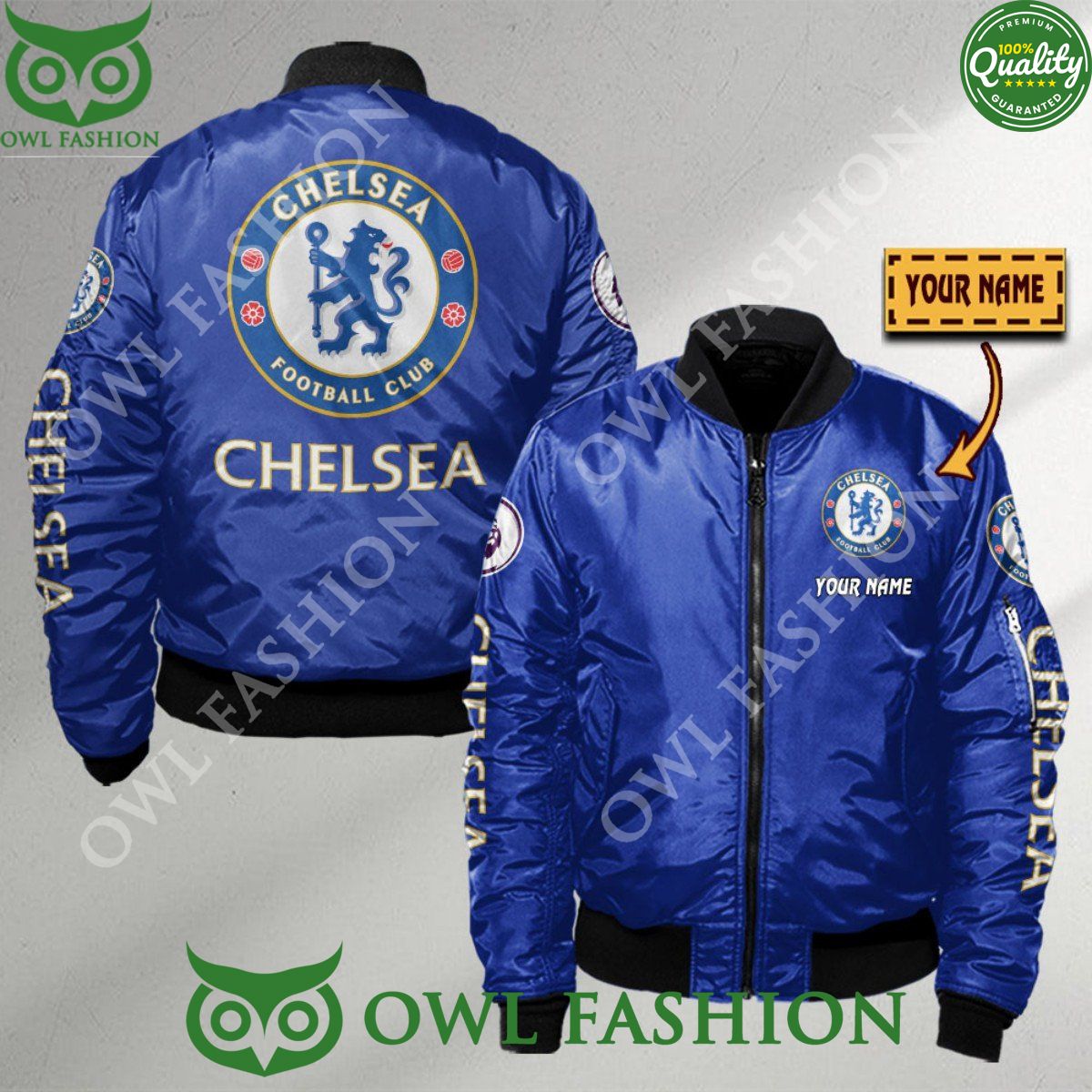Premier League Chelsea F.C. Customized 3D Bomber Jacket