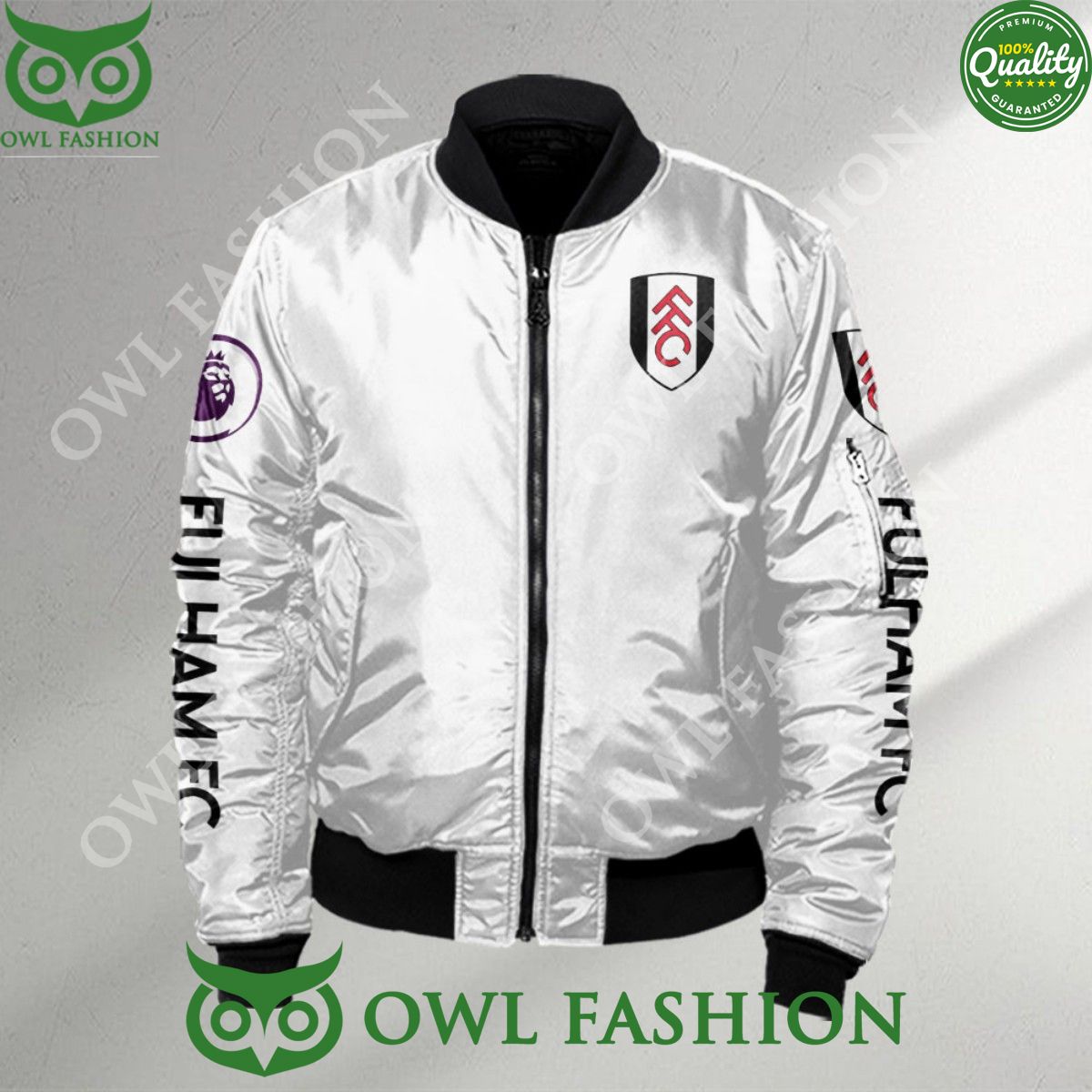 Premier League Fulham Customized 3D Bomber Jacket