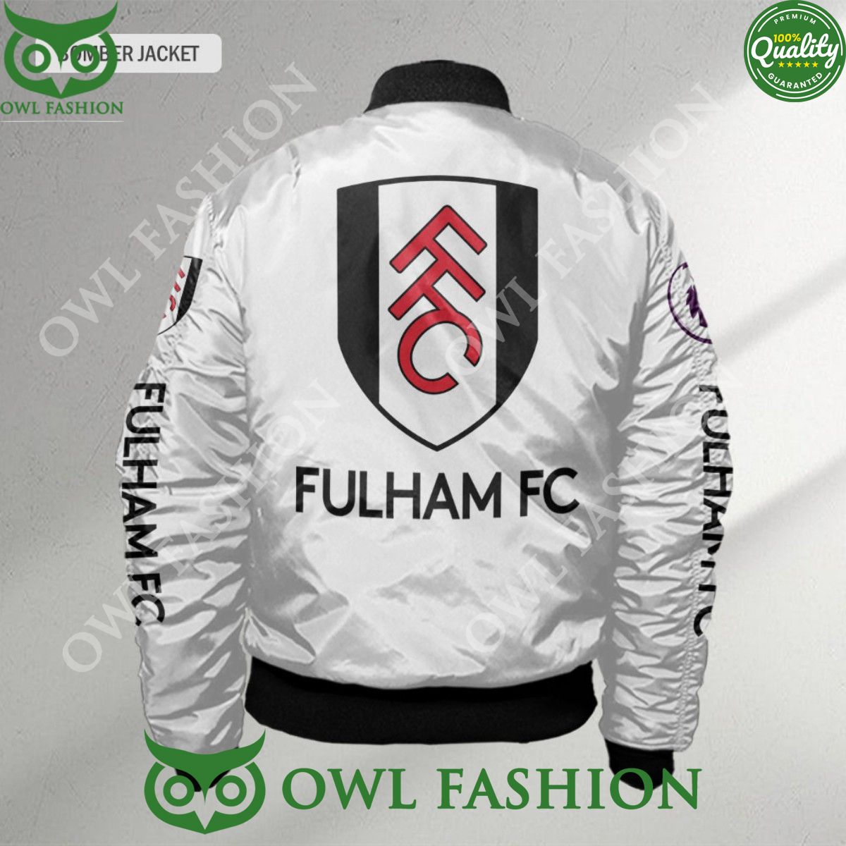 Premier League Fulham Customized 3D Bomber Jacket