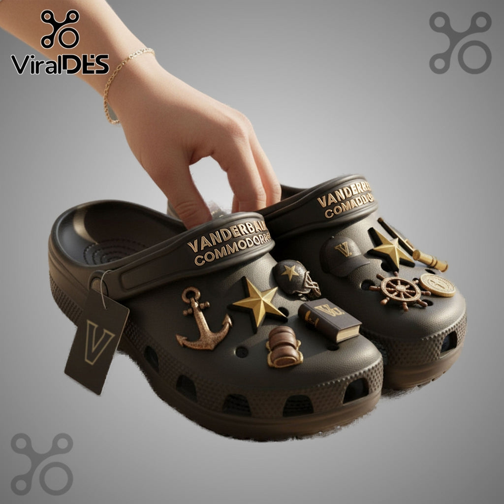 Premium Vanderbilt Commodores Crocs With Charms