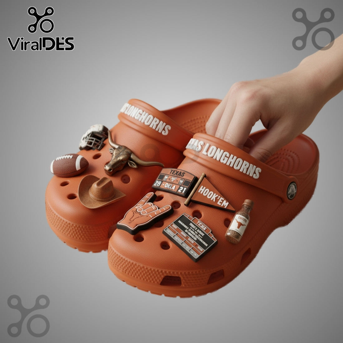 Premium Washington Huskies Crocs With Charms