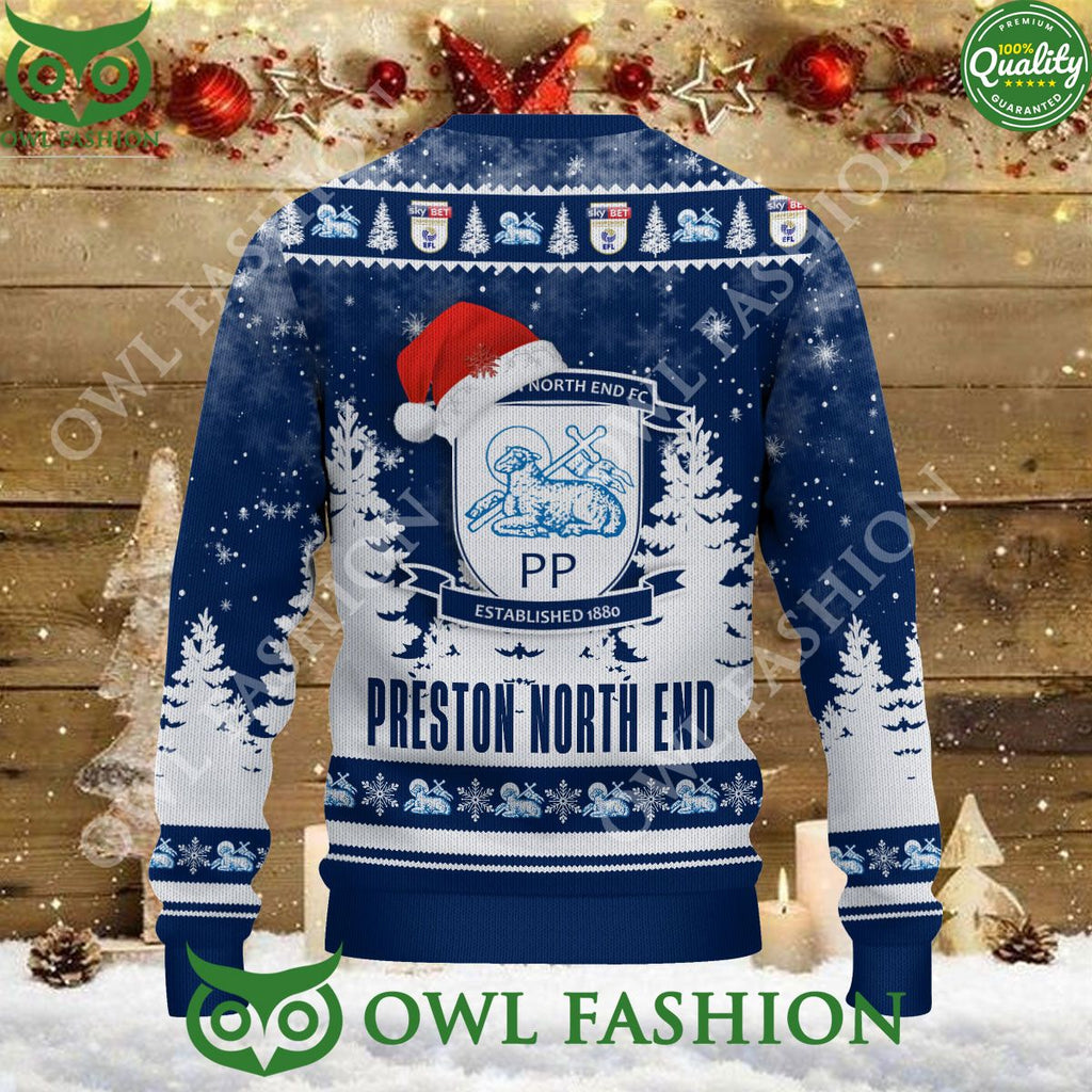 Preston North End FC Christmas EFL Ugly Premier League Sweater Jumper