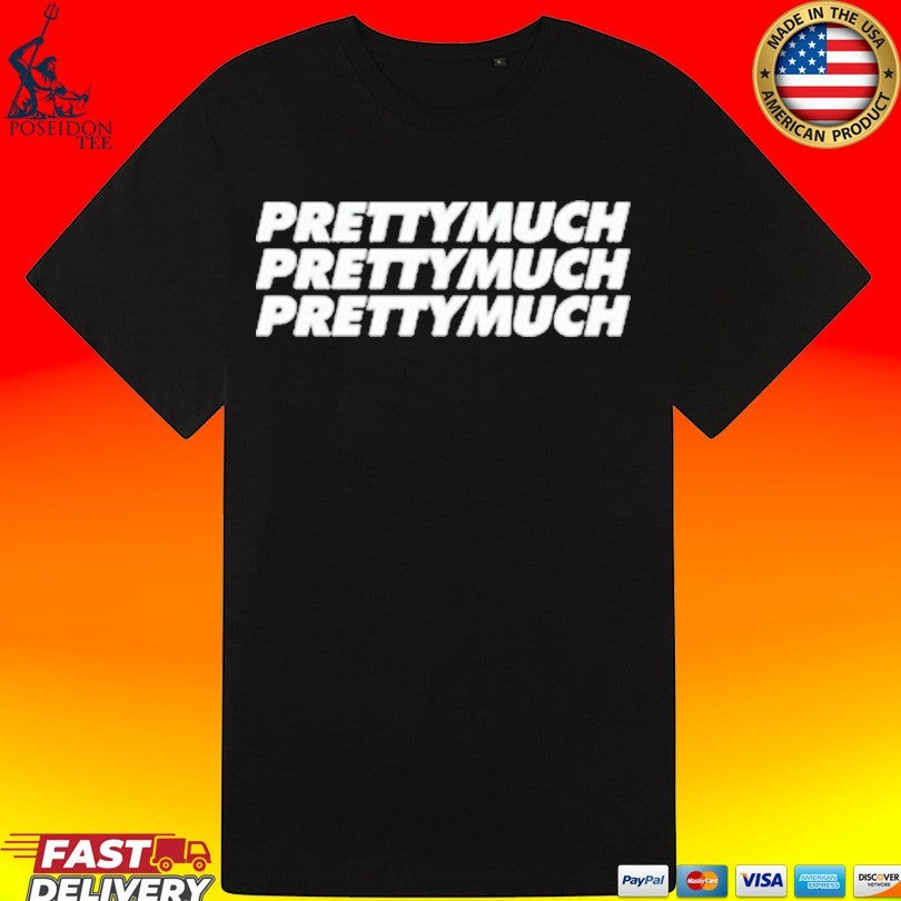 Prettymuch Stacked Logo T-shirt