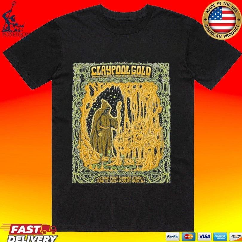 Primus June 13 2026 Asbury Park, New Jersey Event T-shirt