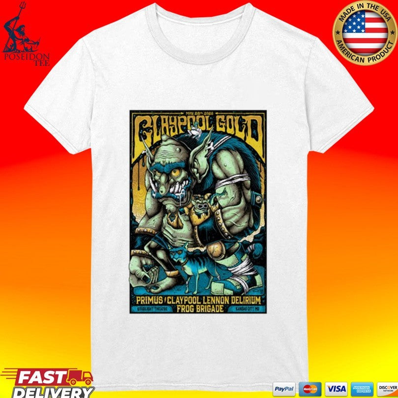 Primus May 28 2026 Starlight Theatre In Kansas City Mo T-shirt