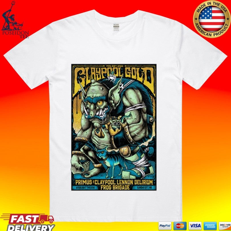 Primus May 28 2026 Starlight Theatre In Kansas City Mo T-shirt
