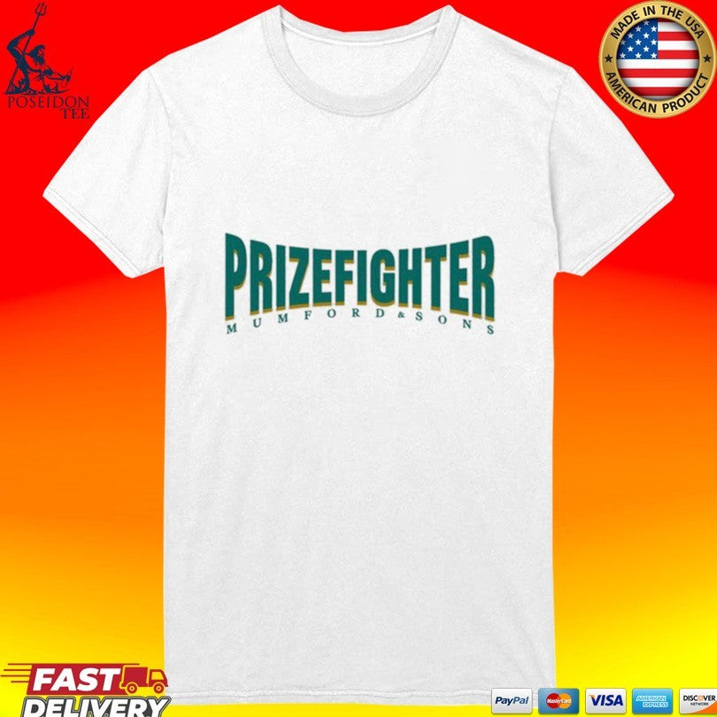 Prizefighter Mumford & Sons Tour 2026 T-shirt