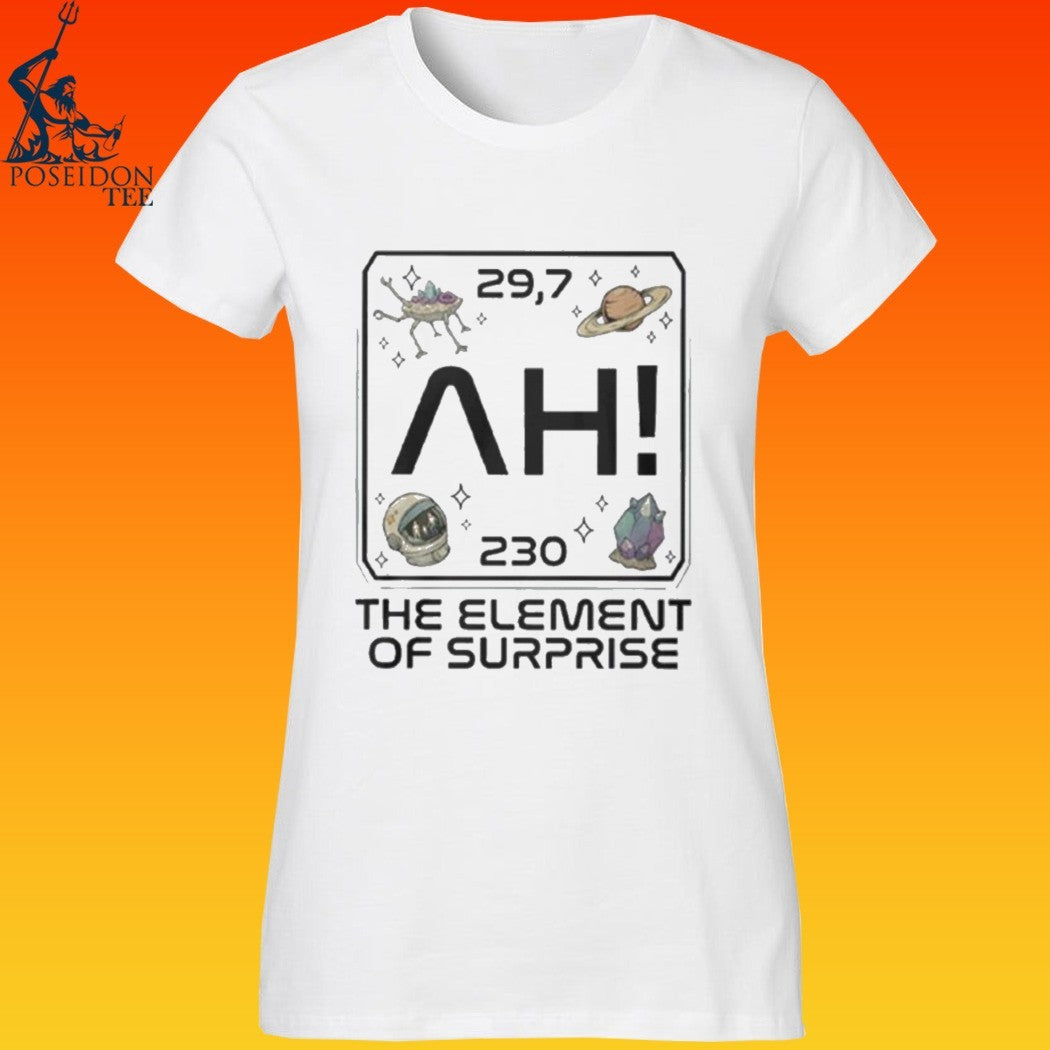 Project Hail Mary Ah Element Of Surprise Sci-fi Space Novel T-shirt