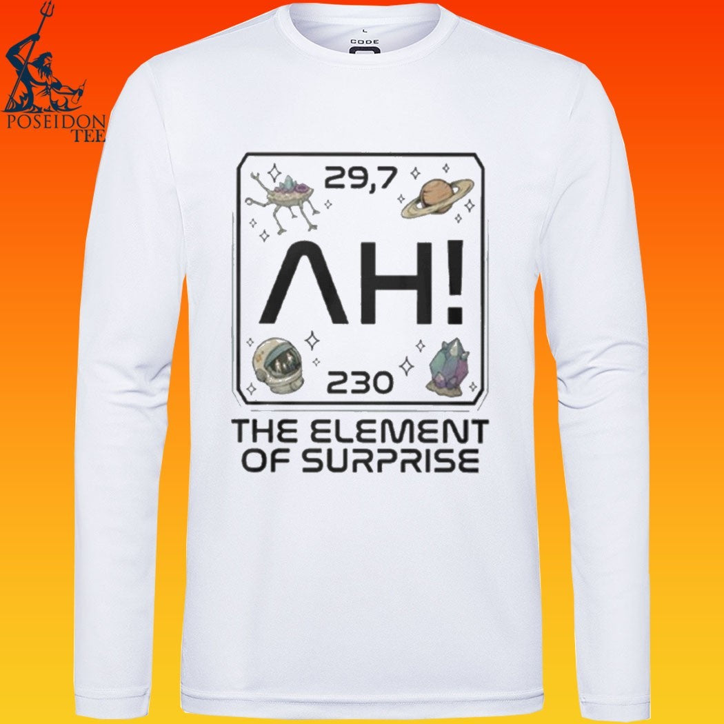 Project Hail Mary Ah Element Of Surprise Sci-fi Space Novel T-shirt