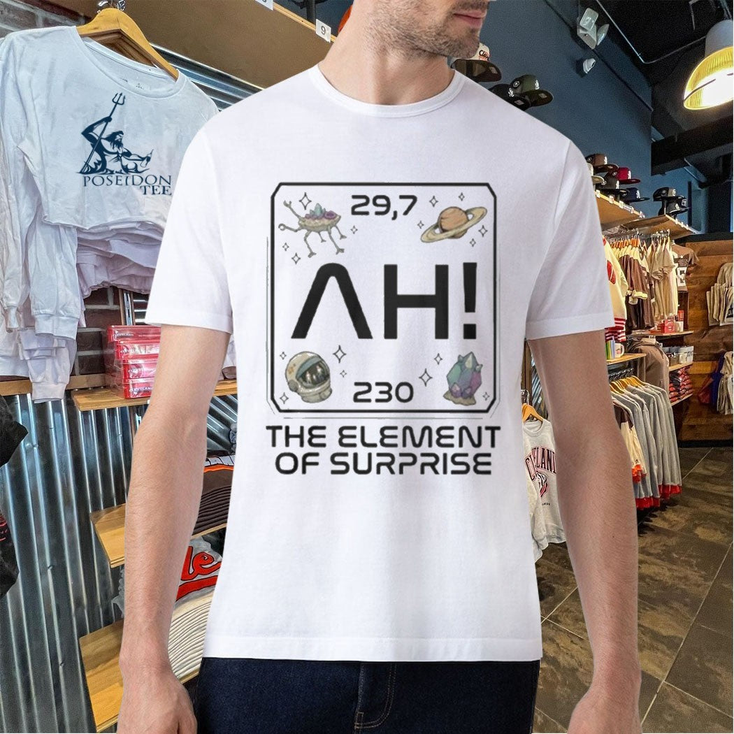 Project Hail Mary Ah Element Of Surprise Sci-fi Space Novel T-shirt