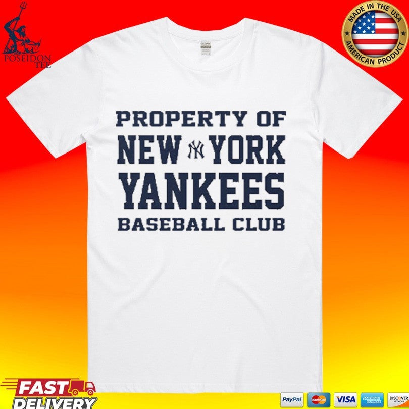 Property Of New York Yankees Baseball Club T-shirt