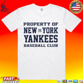Property Of New York Yankees Baseball Club T-shirt