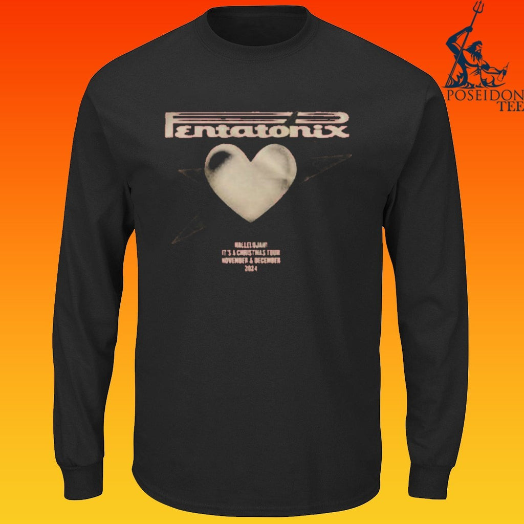 Ptxofficial Ptx Logo Heart Brick T-shirt