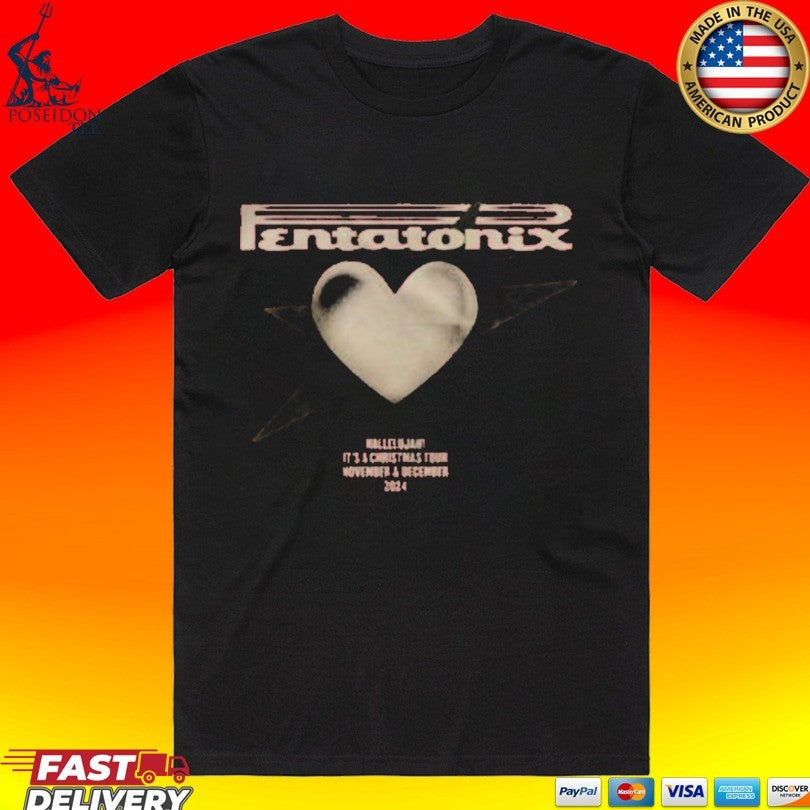 Ptxofficial Ptx Logo Heart Brick T-shirt
