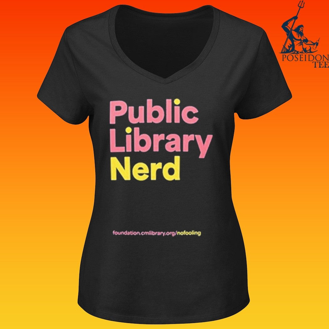 Public Library Nerd T-shirt