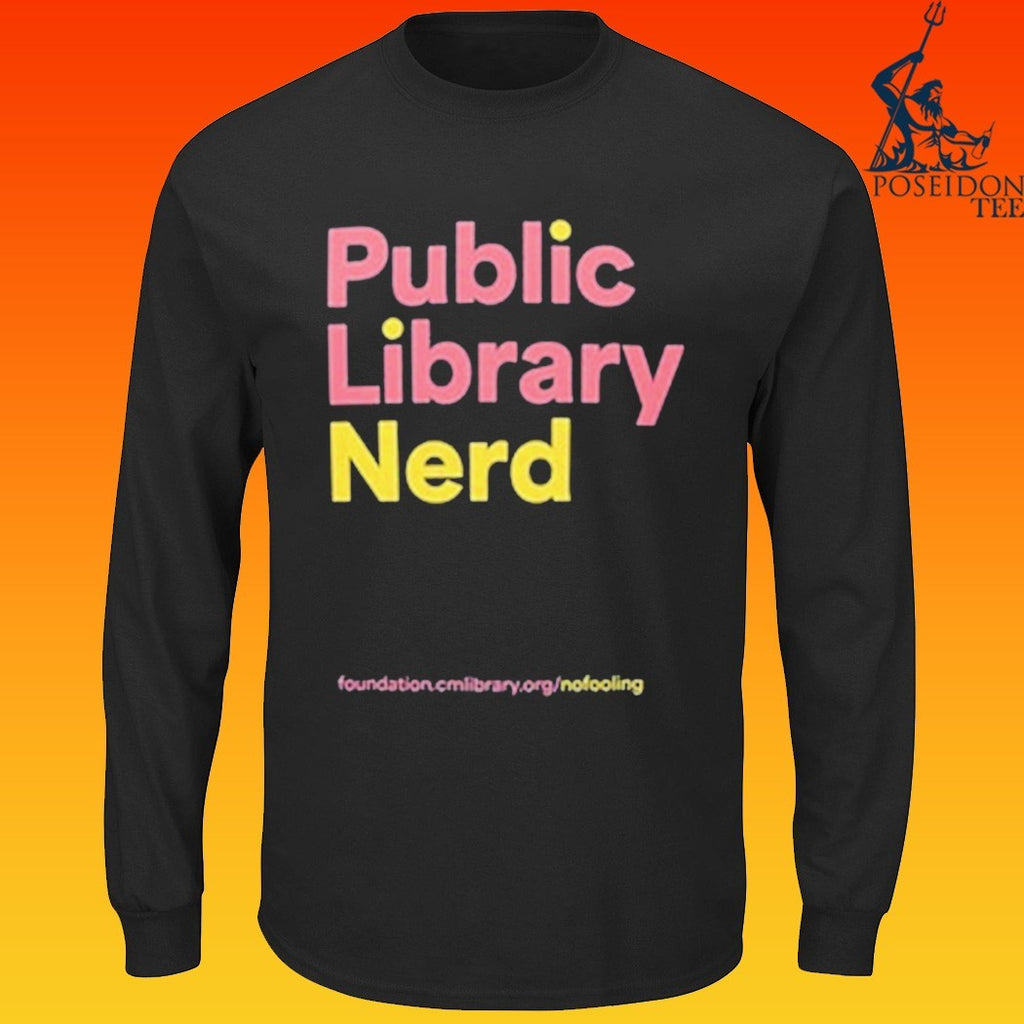 Public Library Nerd T-shirt