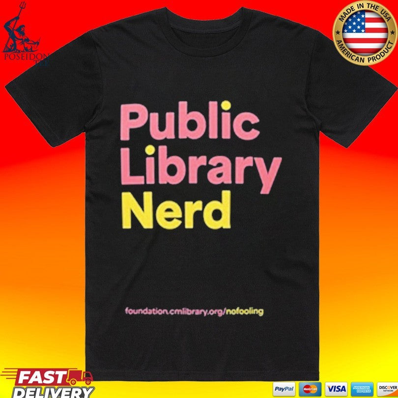 Public Library Nerd T-shirt