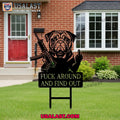 Pug Fuck Around And Find Out Garden Guardians Yard Sign