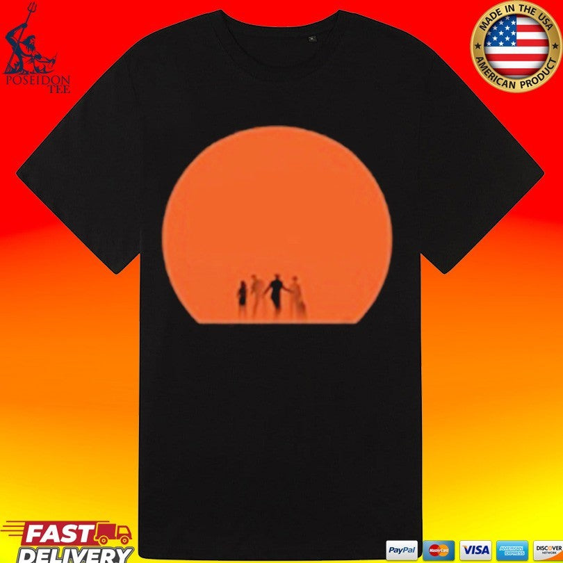 Pulp Rough Trade Records Sunset Black T-shirt