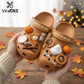 Pumpkin Pie Premium Crocs Clogs With Charms
