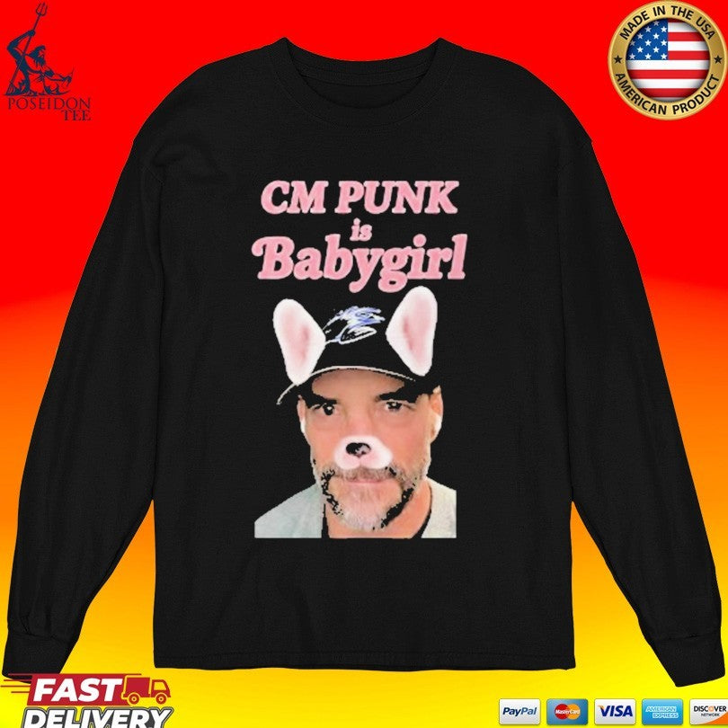 Punker Cm Punk Is Baby Girl T-shirt