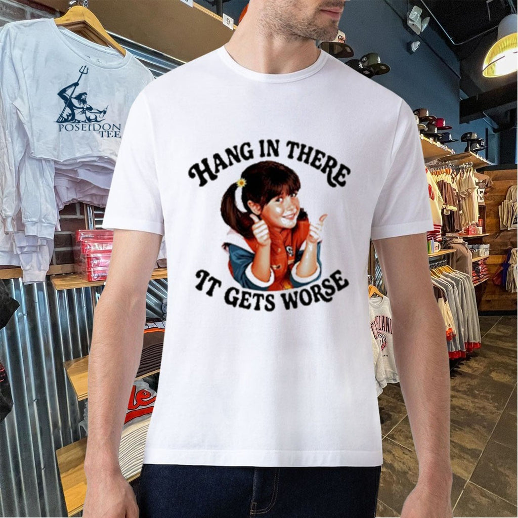Punky Brewster Hang In There It Gets Worse T-shirt