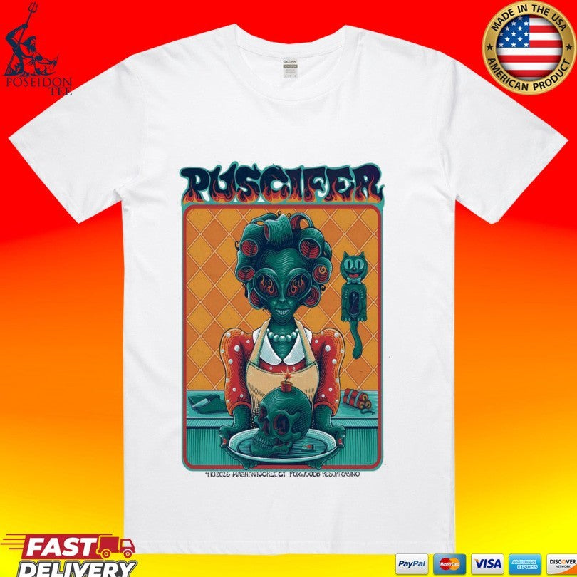 Puscifer Grand Theater At Foxwoods Resorts Casino In Ledyard Ct Apr 10 2026 T-shirt