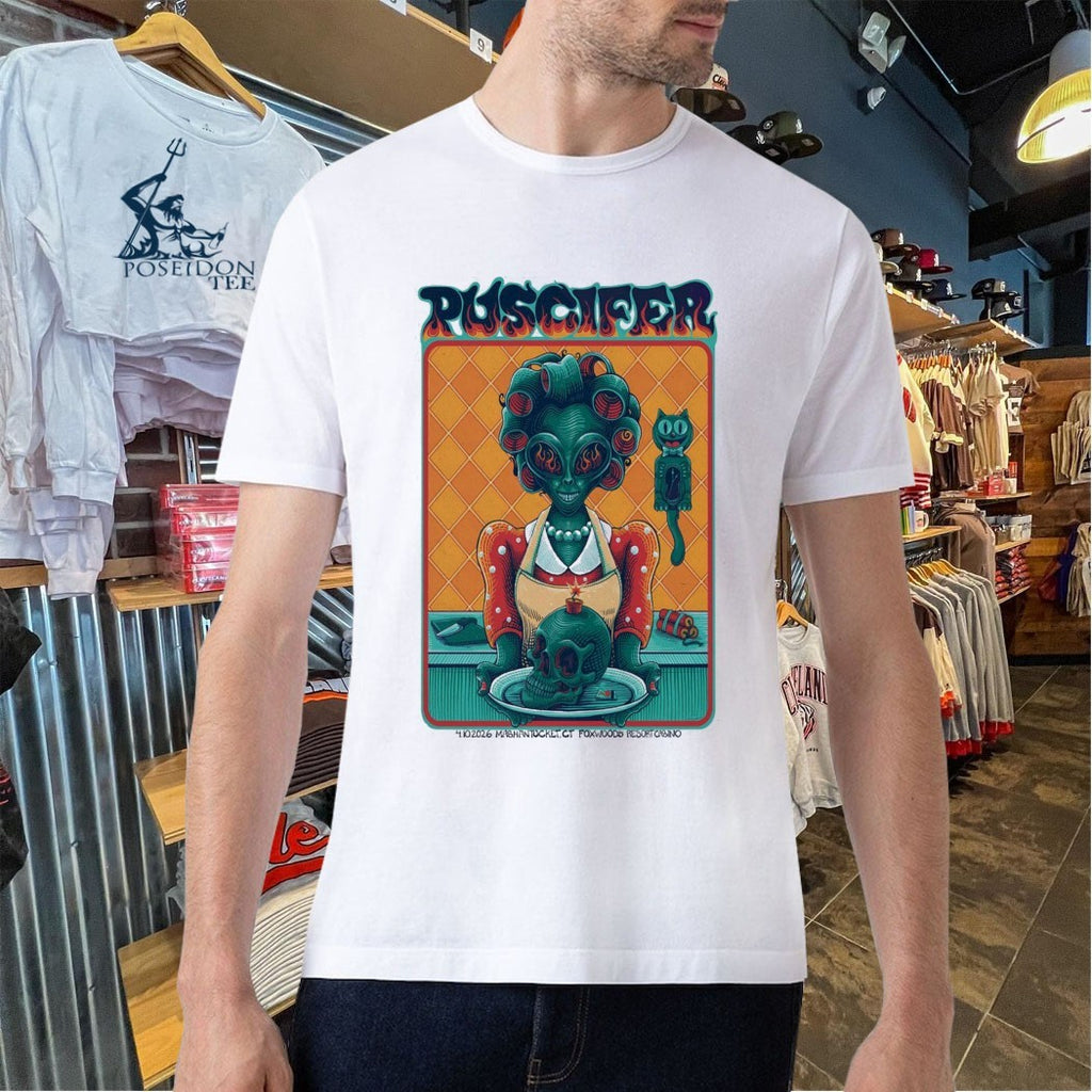 Puscifer Grand Theater At Foxwoods Resorts Casino In Ledyard Ct Apr 10 2026 T-shirt