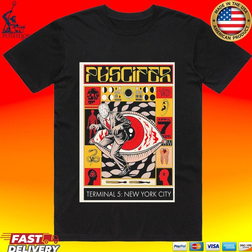 Puscifer Manhattan, Ny April 7 2026 Tour T-shirt