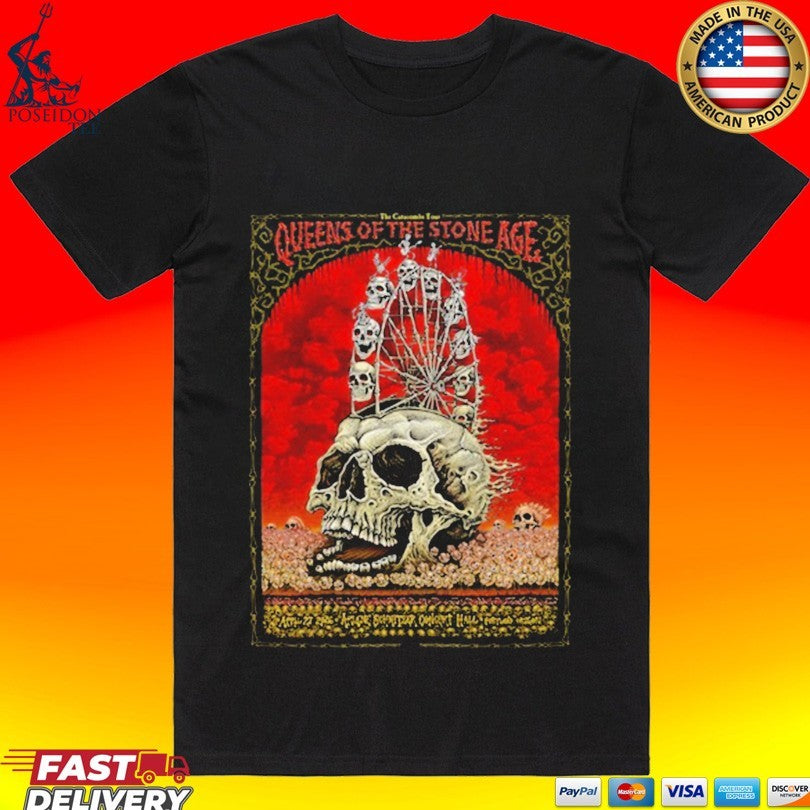 Qotsa Portland, Arlene Schnitzer Concert Hall, April 27, 2026 Event T-shirt