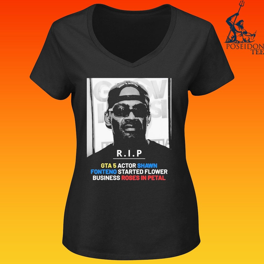 R.I.P Gta 5 Actor Shawn Fonteno Started Flower Business Roses In Petal T-shirt