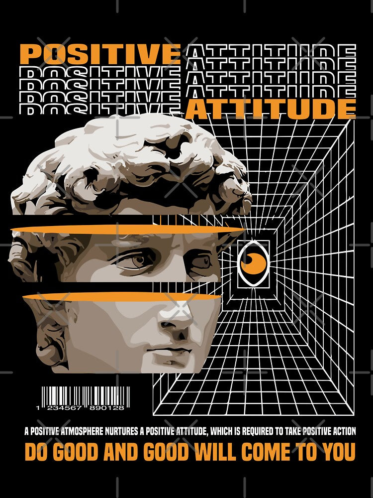 Positive Attitude Streetwear by NF Designs Studio DTF
