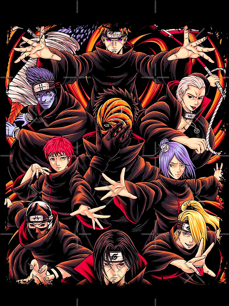 Akatsuki Organization by NF Designs Studio DTF