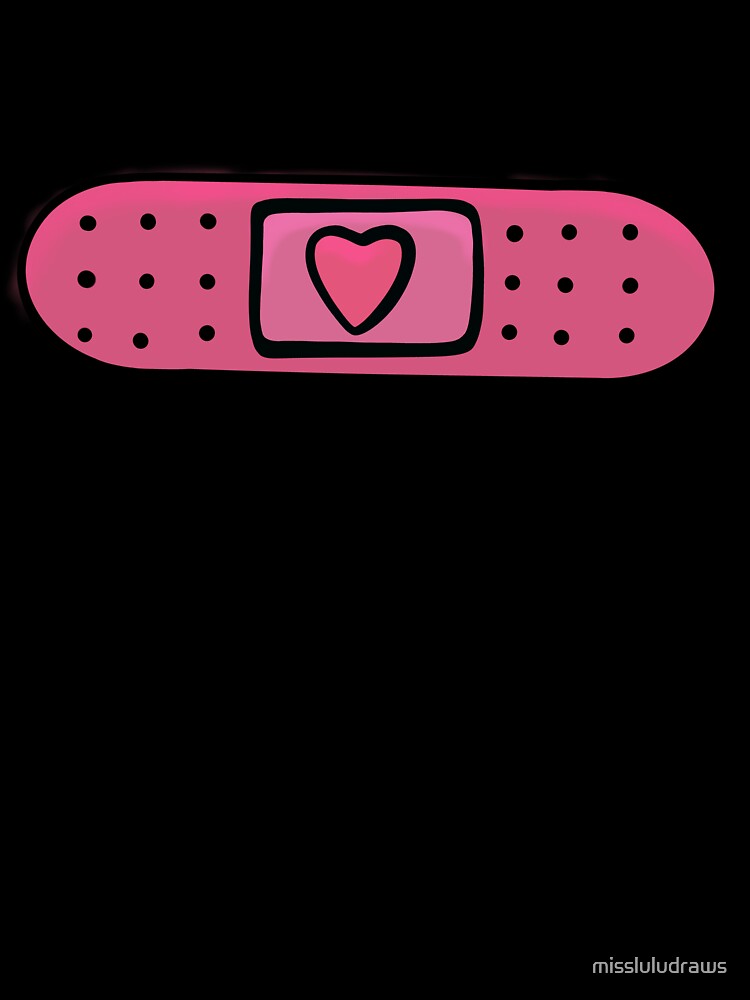 Heart Bandage by missluludraws