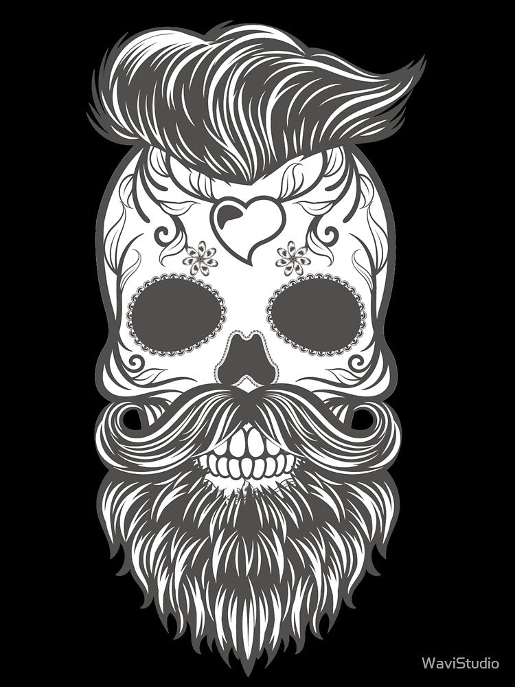 Skull bearded by WaviStudio