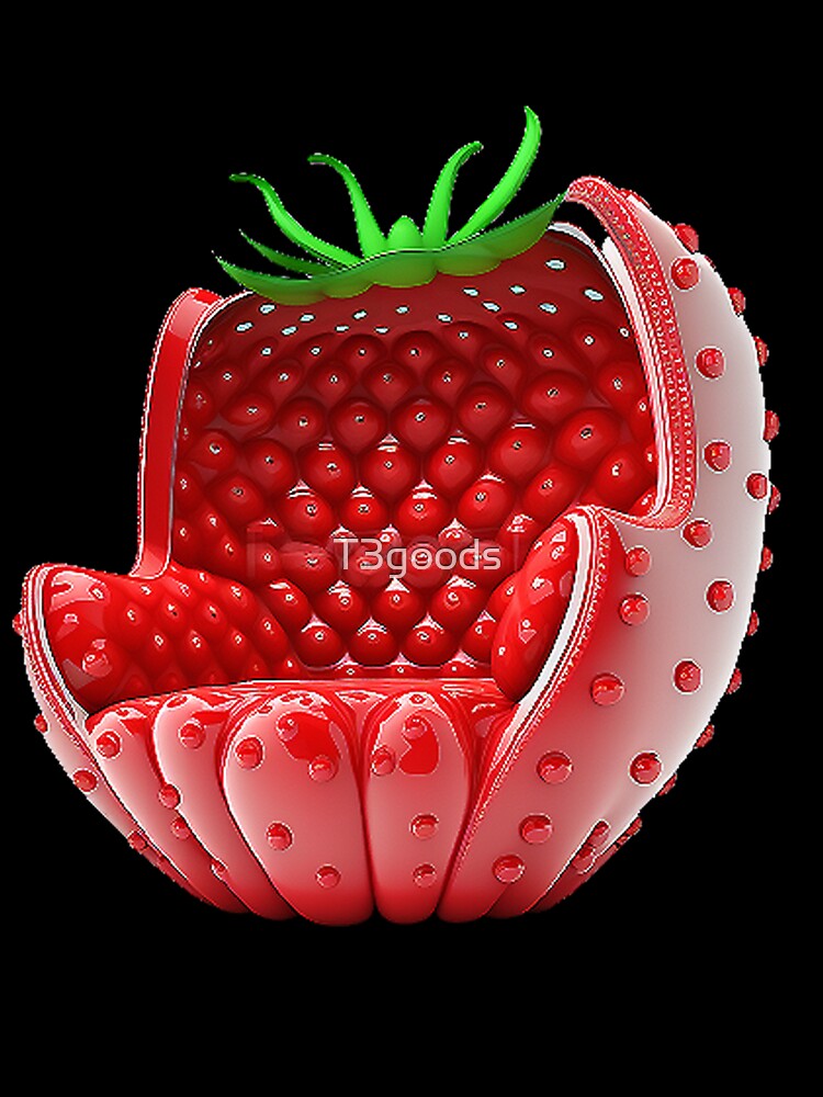 Futuristic Strawberry Chair Design by T3goods